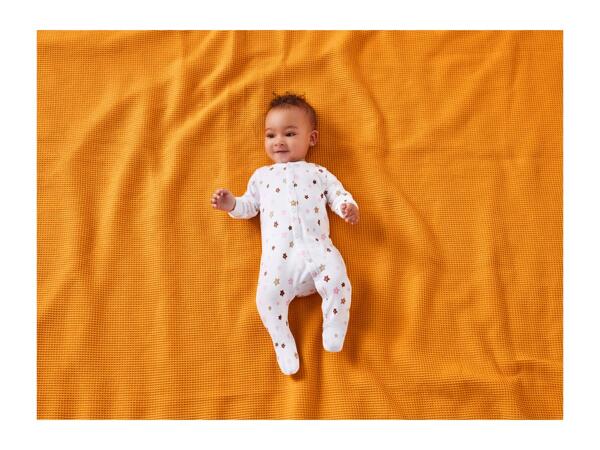 Lupilu White Baby Sleepsuit