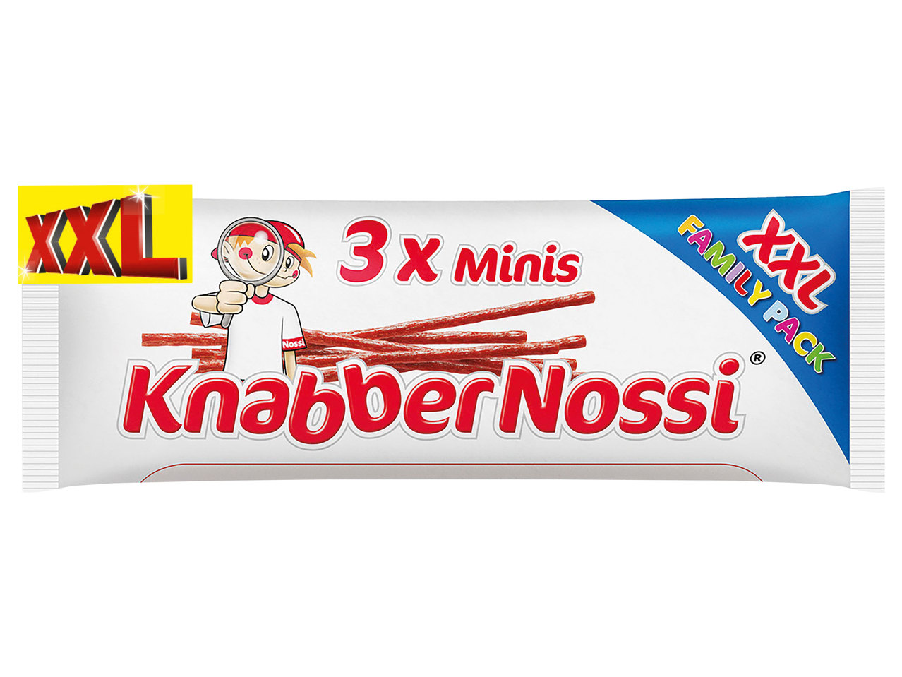 KNABBERNOSSI Minis 3er XXL Pack