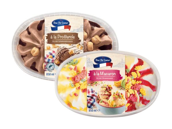Gestrudeltes Eis