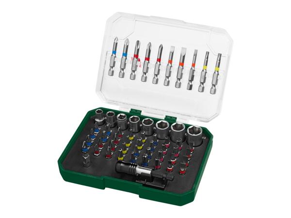 Bit Set, 71 pieces or Bit & Socket Set, 56 pieces