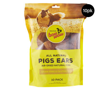 Bow Wow Pigs Ears 10pk