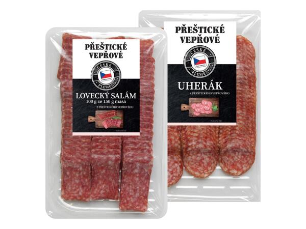 LOVECKÝ SALÁM / UHERÁK Z PŘEŠTICKÉHO VEPŘOVÉHO