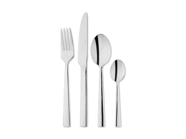 Edelstahl-Besteck-Set, 24-teilig