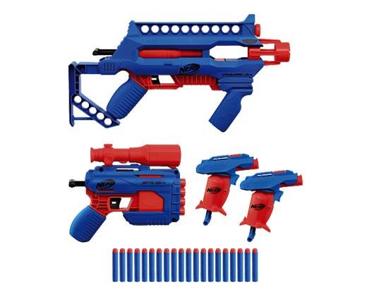 Nerf 
 Alphastrike Blast Kit or Infantry Pack