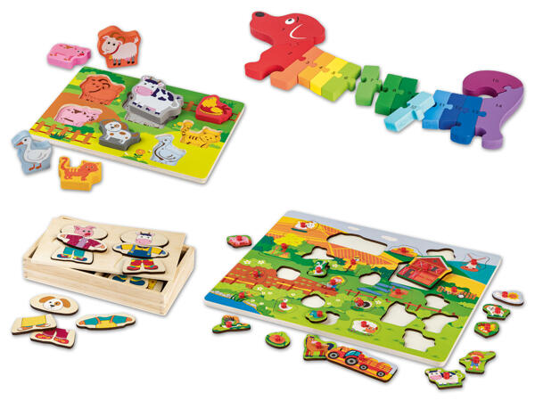 Holz-Puzzle Lernspiel
