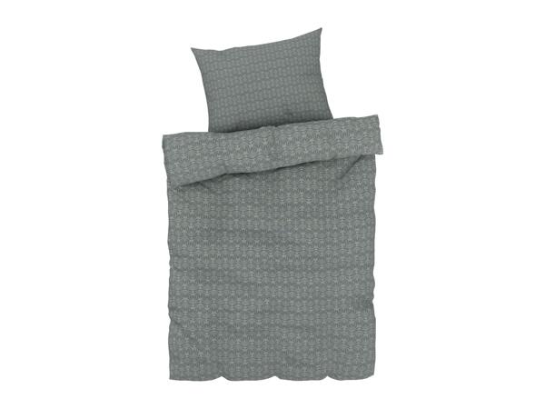 Livarno Home Grey Renforcé Bedlinen - Single