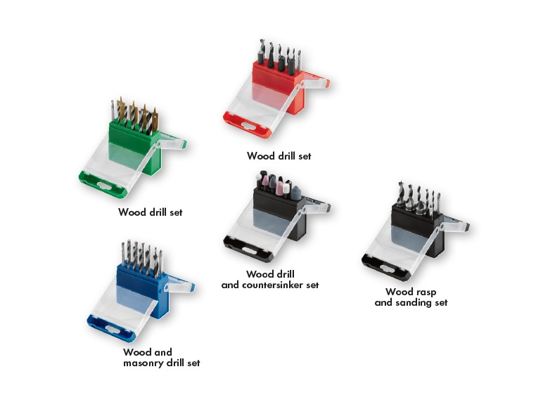PARKSIDE Drill Set/Wood Rasp & Sanding Set