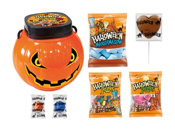Plastic Pumpkin With Candy