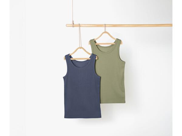 Boys' vests, 2 pieces