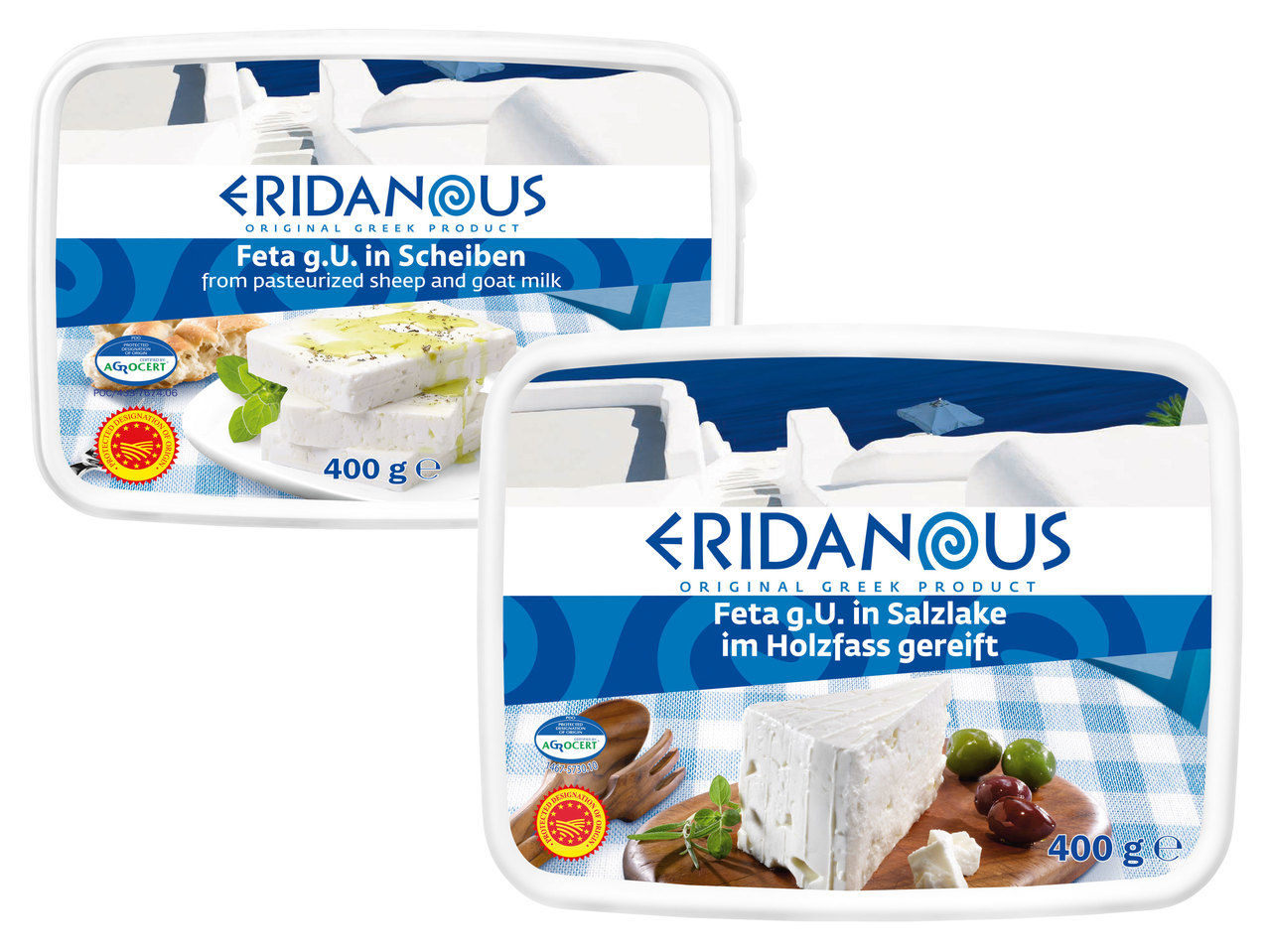 ERIDANOUS Original griechischer Feta g.U.