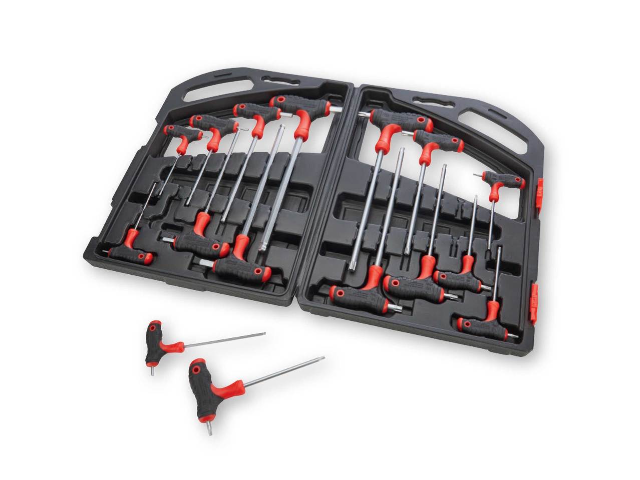 POWERFIX T-Handle Hex & Star Key Set