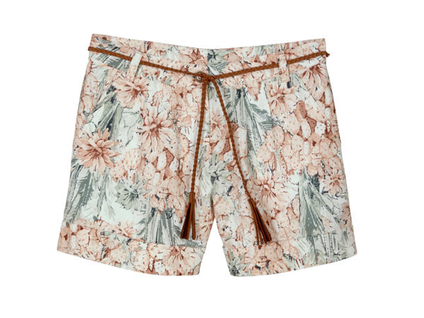 Ladies' Linen-Blend Shorts