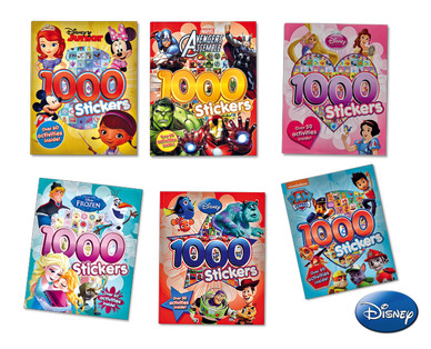 Licensed 1000 Sticker Book