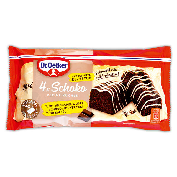 4 kleine Rührkuchen