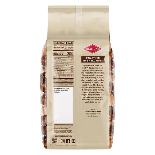 Mixed Nuts in Shell, 32 oz