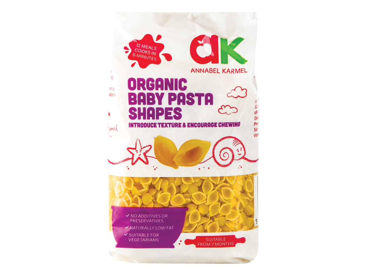ANNABEL KARMEL Organic Baby Pasta Shapes