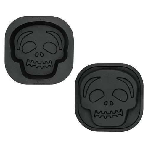Halloween Cake Pan - Large Skull, Black