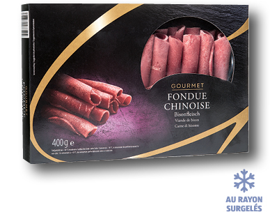 Viande de Bison pour Fondue Chinoise