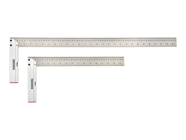 Parkside Try Square Set /Ruler and Level with Handle/Saw Angle Guide