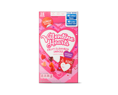 Lunch Buddies Valentine Hearts Fruit Snacks - Aldi - US - Specials archive