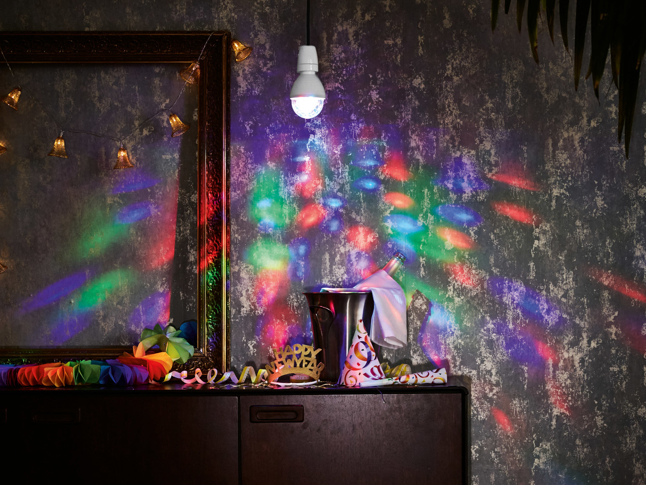 LED párty žárovka x cca 34 cm