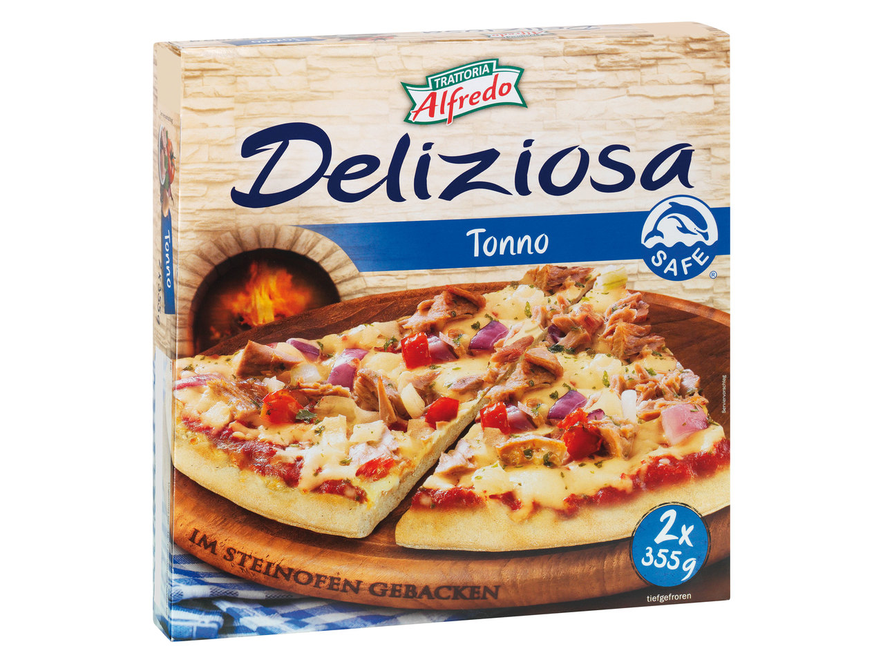 TRATTORIA ALFREDO Steinofenpizza Tonno