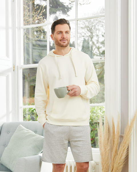 Avenue Men's Beige Lounge Hoody