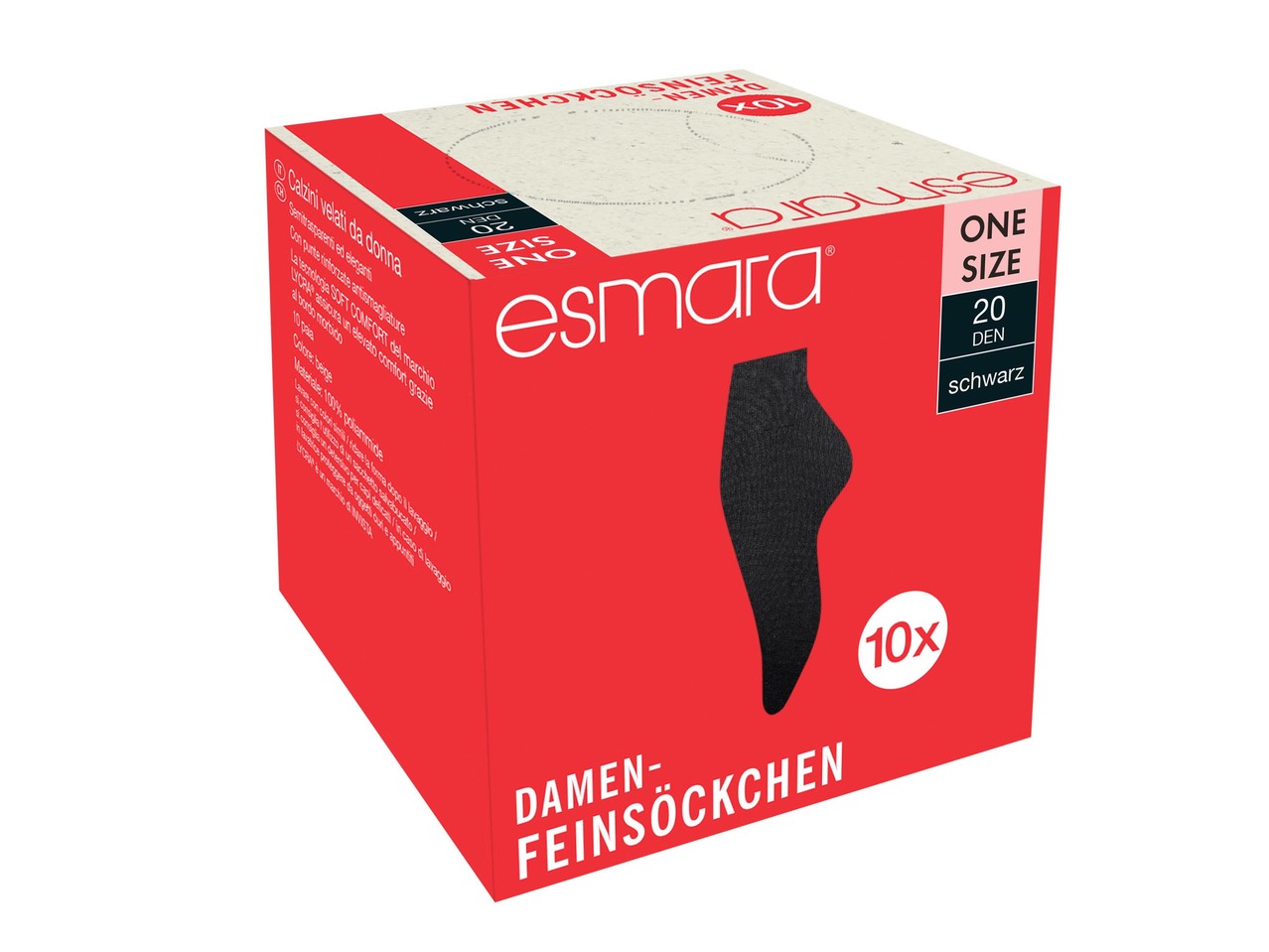 Ladies' Ankle Highs 20 DEN, 10 pairs