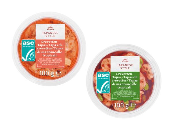 Tapas de crustacés