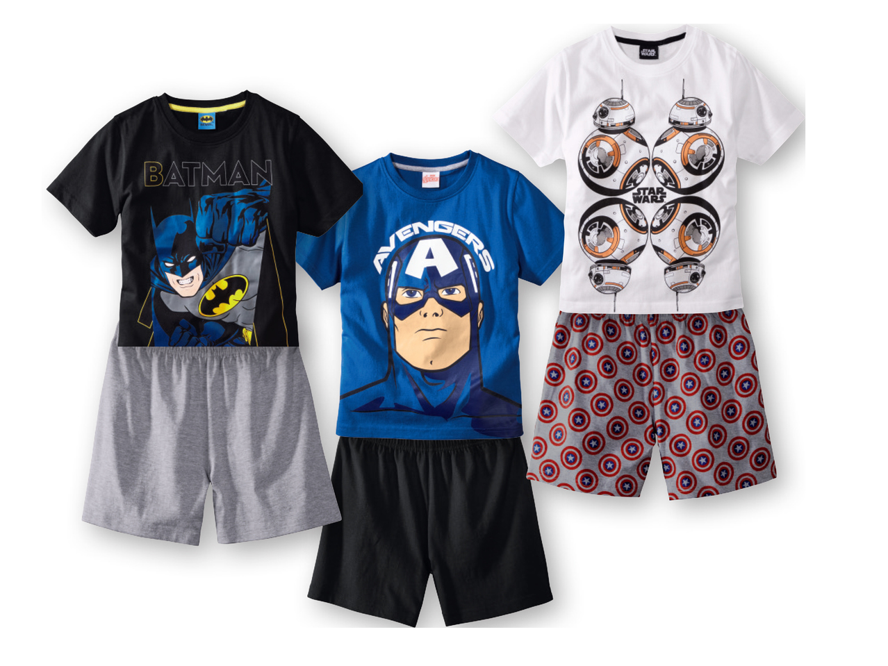 Boys' Character Shortie Pyjamas