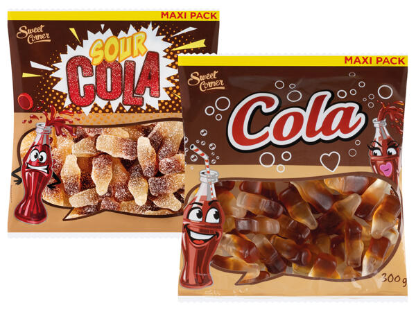 Cola- oder Saure Cola-Flaschen