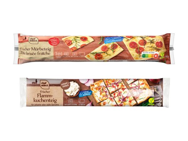 Flammkuchen oder Mürbeteig