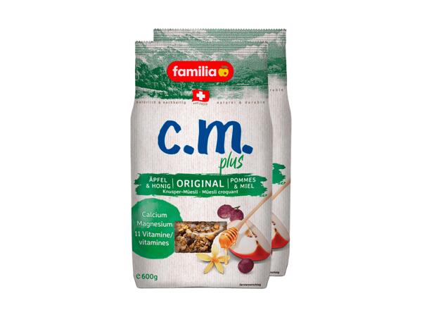 Muesli chocolat protéiné c.m. plus familia