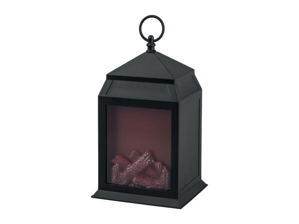 Livarno Home LED Fireplace Style Lantern