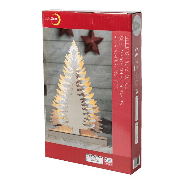 LIGHT ZONE(R) 				Houten ledfiguur