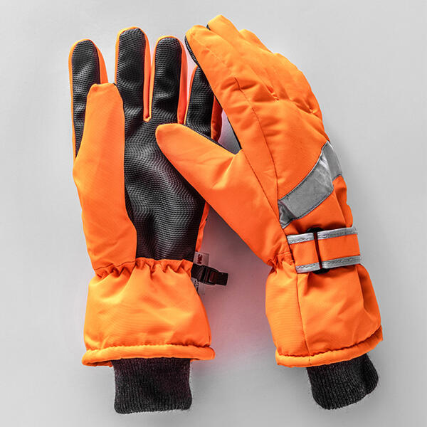 Warn-Handschuhe mit Reflektorstreifen