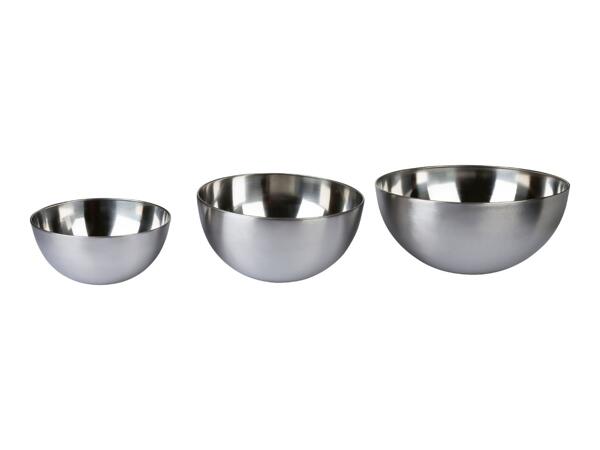 Ernesto Stainless Steel Bowl Set - Set of 3