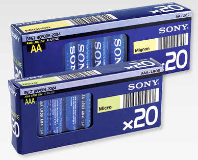 Batterie, multipack SONY