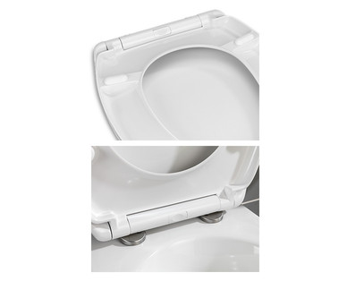 Easy Home Toilet Seat With Soft Close Lid