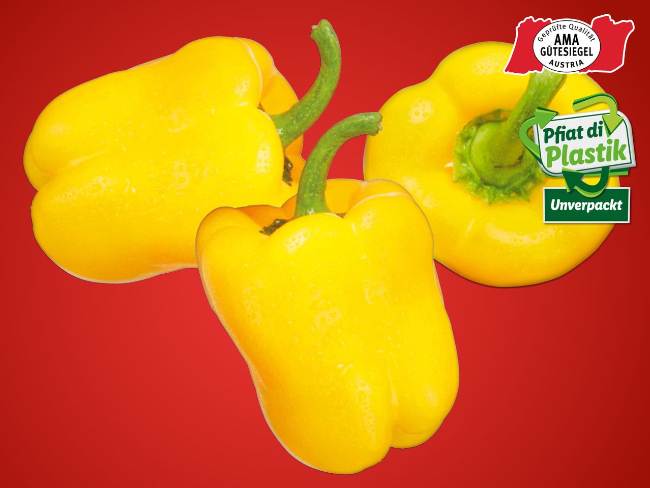 Paprika gelb aus Österreich