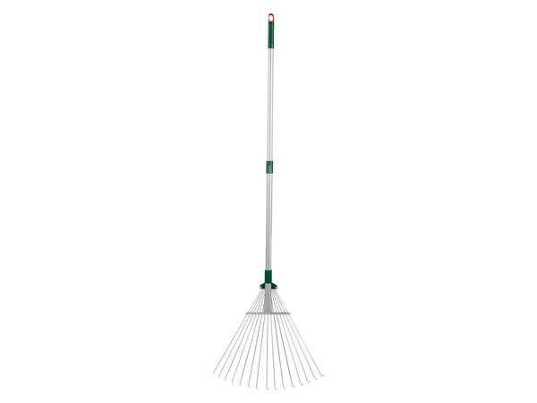 Outdoor broom or leaf rake