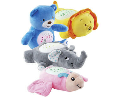 TOYLINO 
 PELUCHE CON OROLOGIO E PROIETTORE PER CIELO STELLATO