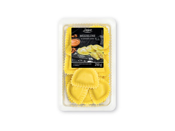 Ravioli with Salted Caramel filling