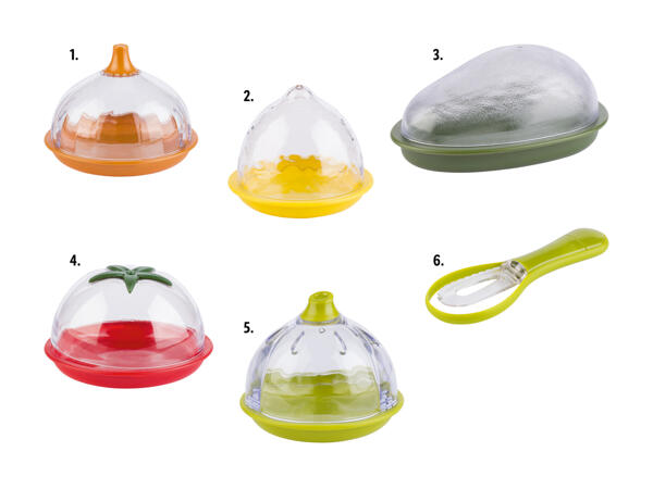 Boîte pour légumes/fruits et coupe avocat
