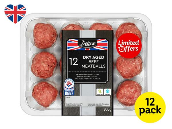 Deluxe 12 British Dry Aged Beef Meatballs