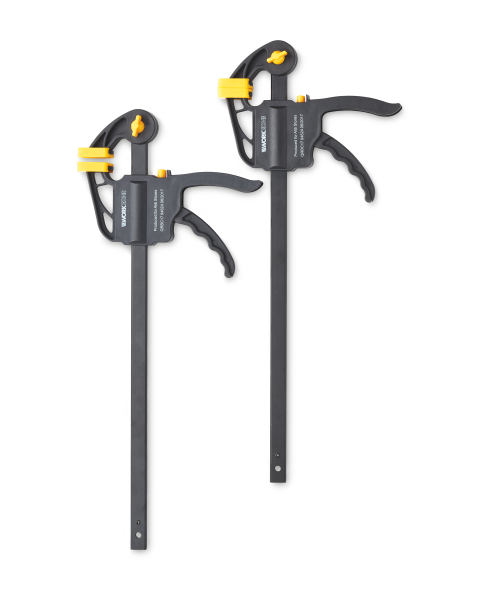 Large Ratcheting Bar Clamps 2-Pack