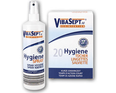 Spray hygiénique/Lingettes hygiéniques VIBA SEPT AF(R)