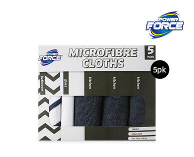 Microfibre Cleaning Cloths 5pk