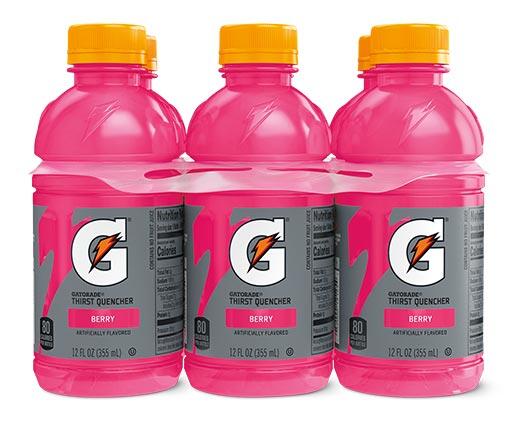 Gatorade 
 12 oz 6pk Assorted Varieties