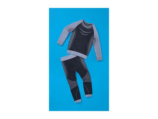 Lupilu Younger Kids' Navy Seamless Base Layer Set - 2 Piece Set